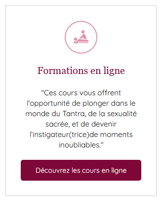 Formation au massage tantra privée à l’institut